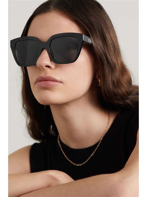 celine oversized square 4s084 sunglasses|Oversized Sunglasses in Acetate .